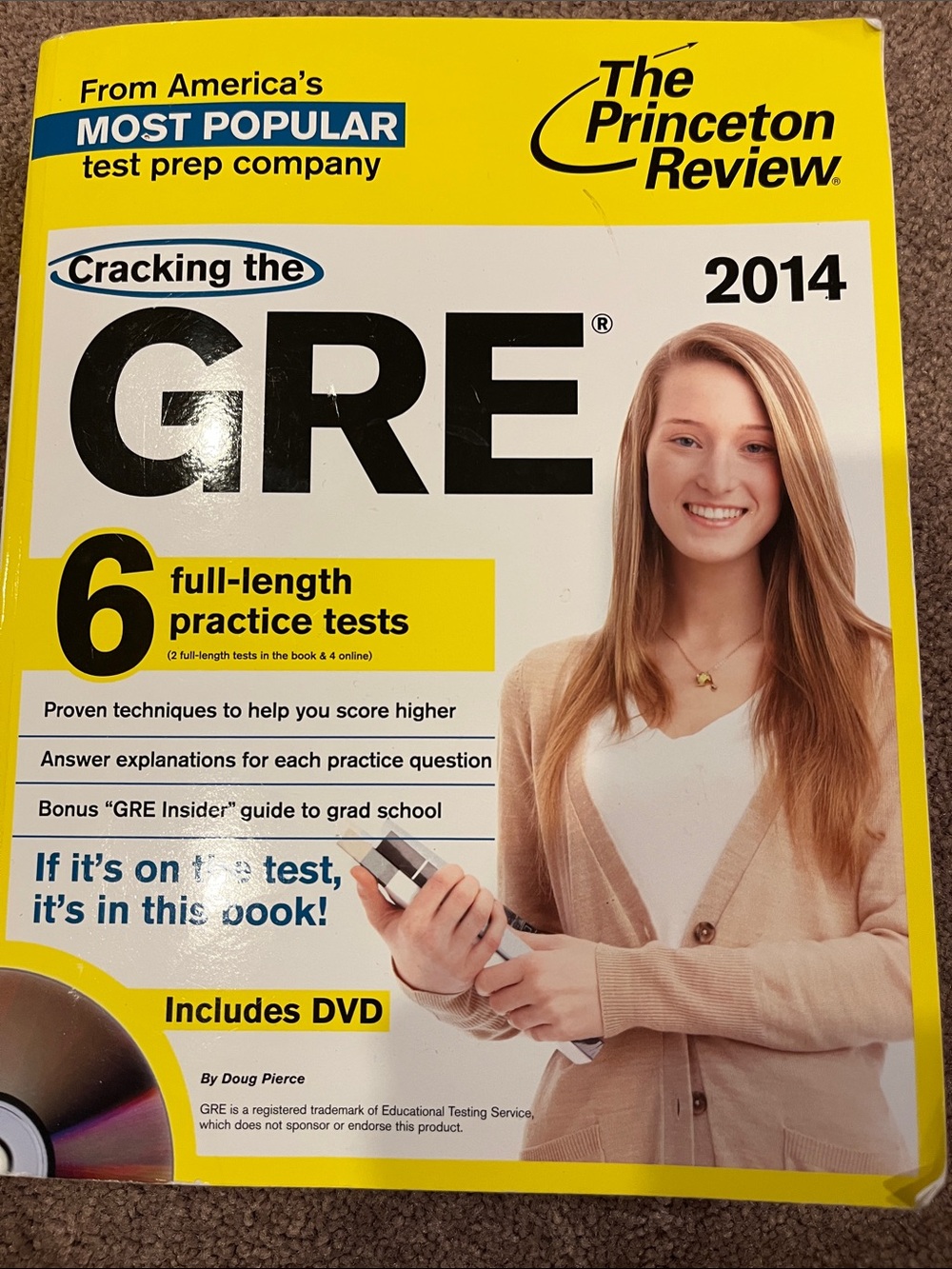 The Princeton Review Cracking the GRE 2014 - Yellow Cover